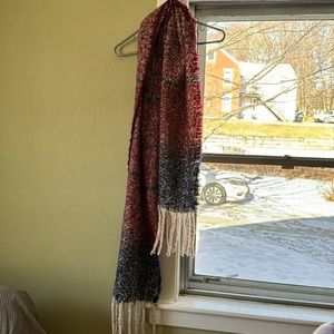 Blue/red/white scarf ~ super soft!